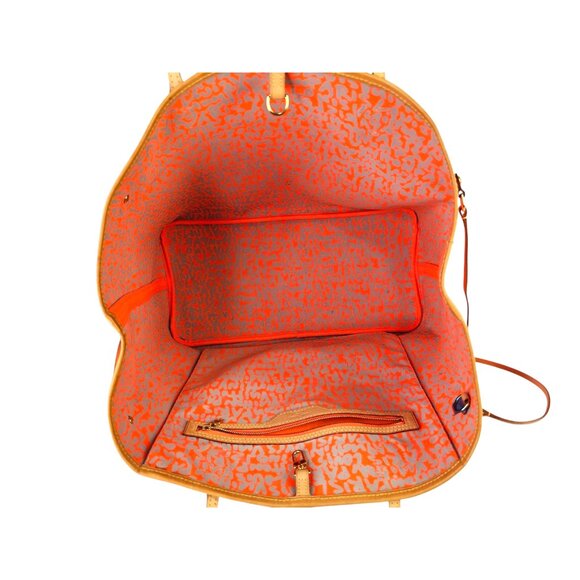 LOUIS VUITTON NEVERFULL 2009 GM Graffiti Stephen Sprouse LV Monogram Orange Bag - Picture 16 of 16